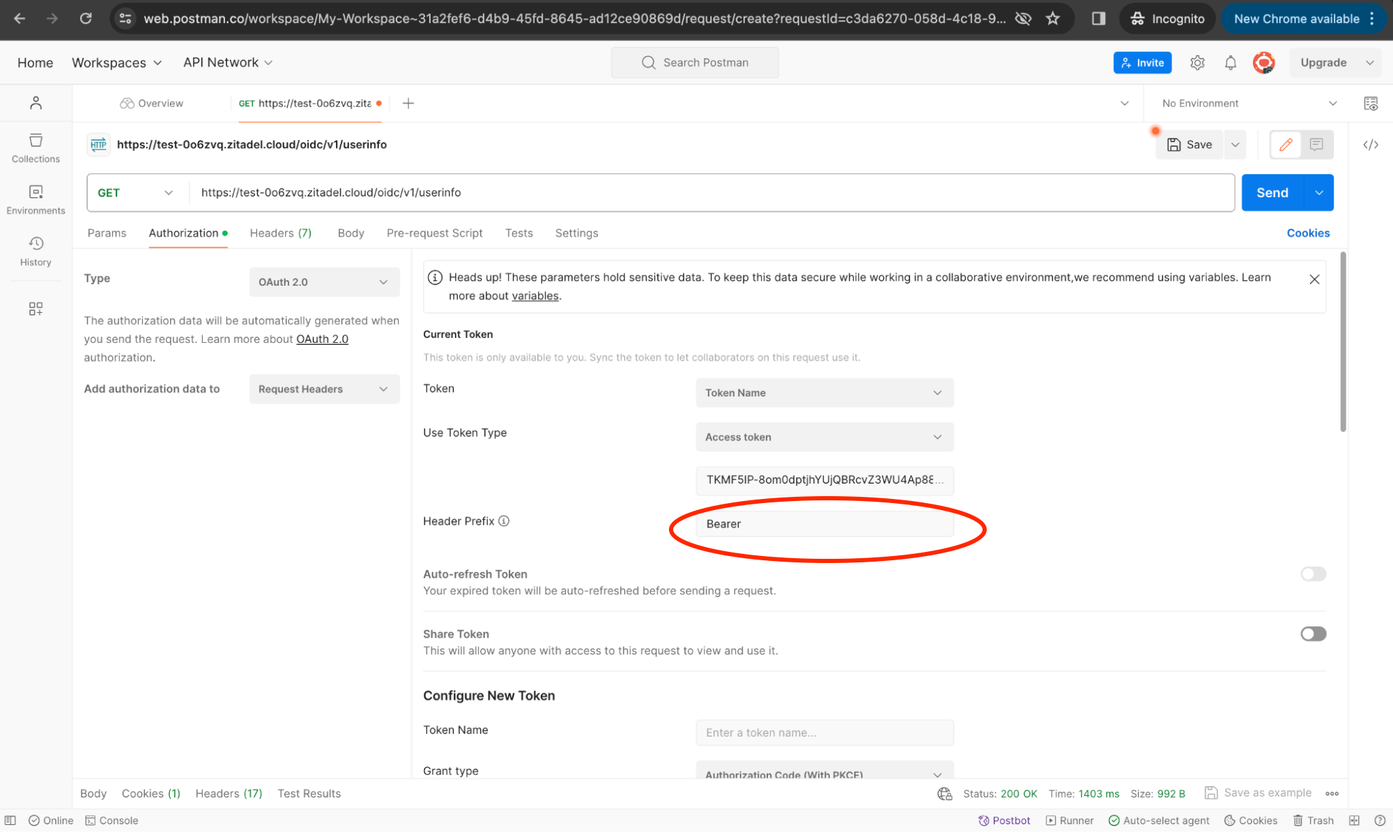 Testing User Login Flows in ZITADEL with Postman