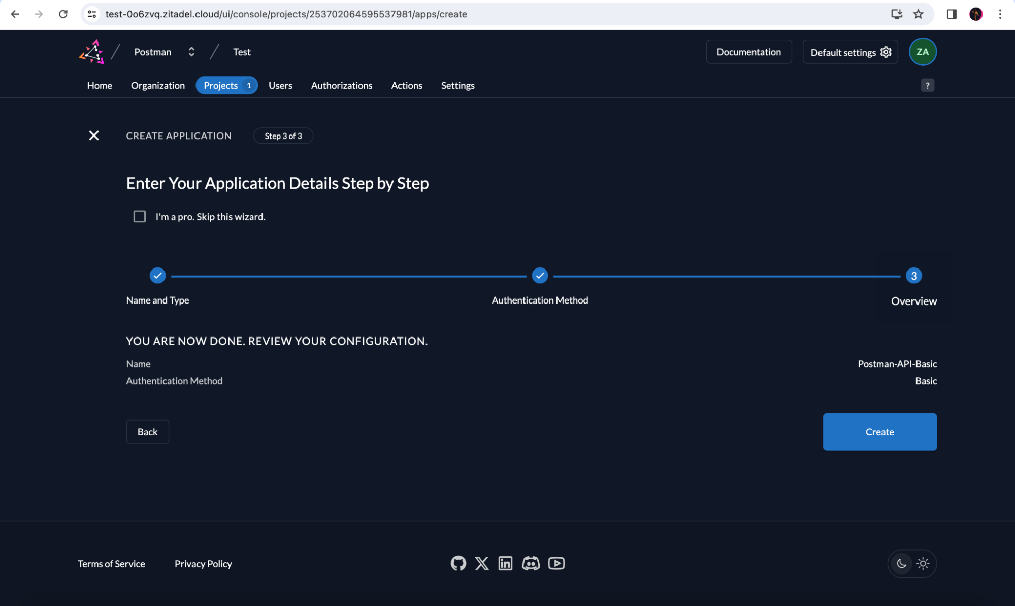 Testing token introspection in ZITADEL with Postman